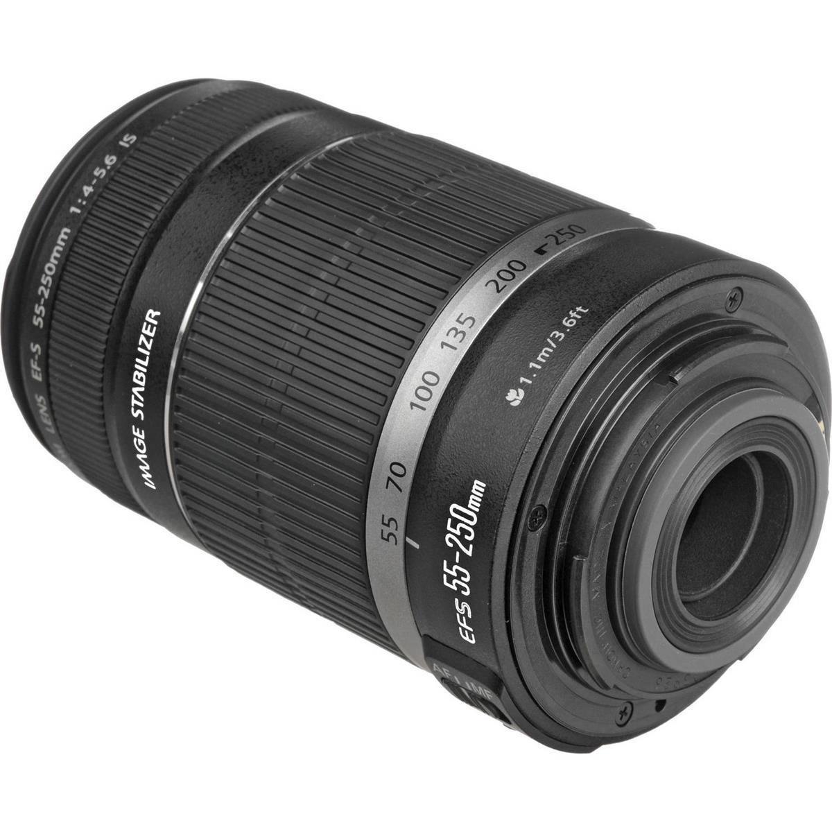 Lente Canon EFS 55-250mm Semi Nova