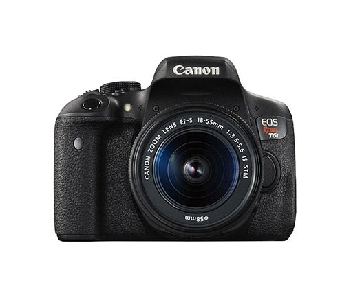 Câmera Canon EOS Rebel T6i Com Lente EFS 18-55mm Semi Nova