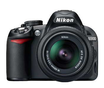 Câmera Nikon D3100 Com Lente 18-55mm Semi Nova
