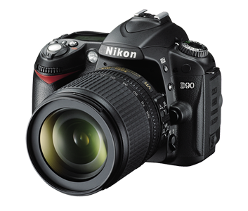 Câmera Nikon D90 Com Lente 18-105mm Semi Nova